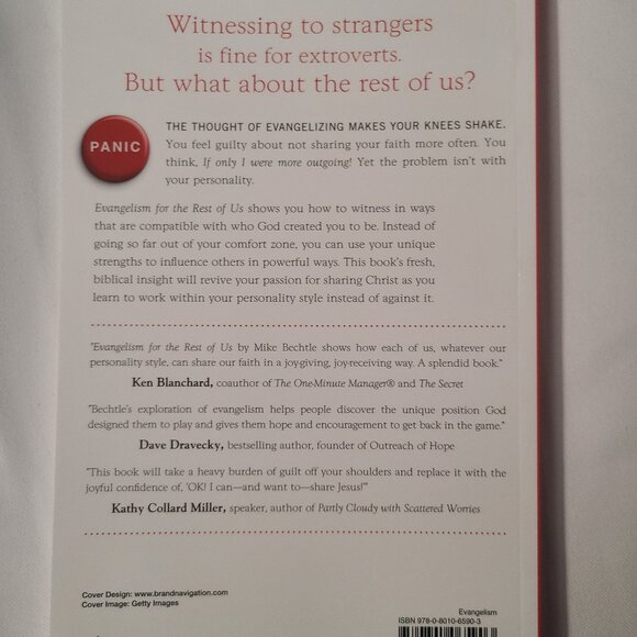 Evangelism for the Rest of Us by Dr. Mike Bechtle – Sharing Christ, Paperback - Picture 2 of 2